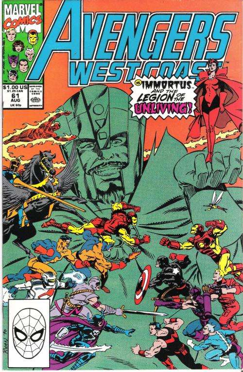 Marvel - Avengers West Coast #61 (Aug 1990)