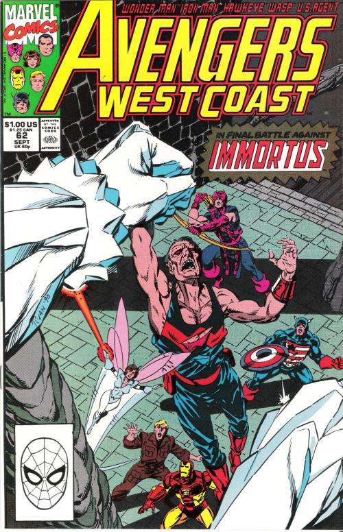 Marvel - Avengers West Coast #62 (Sep 1990)