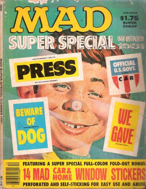 MAD Magazine Super Special #35 Summer 1981