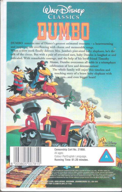 Dumbo (1941) [VHS]
