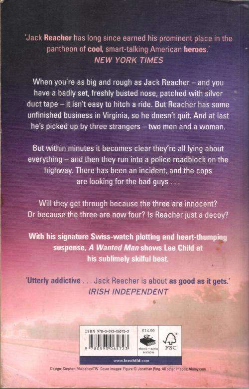 Lee Child - A Wanted Man (427 pages) [Paperback]