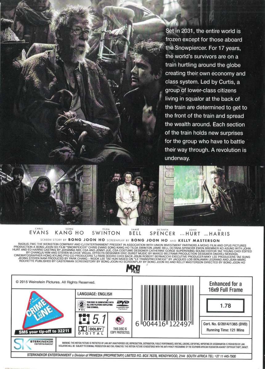 Snowpiercer (2013) [DVD]