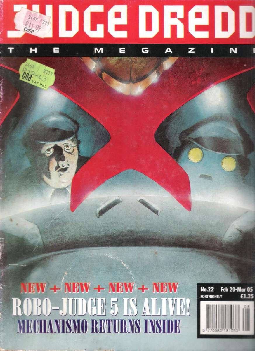 JUDGE DREDD - The Megazine Vol. 2 No.22 Feb 20 - Mar 05 (1993)