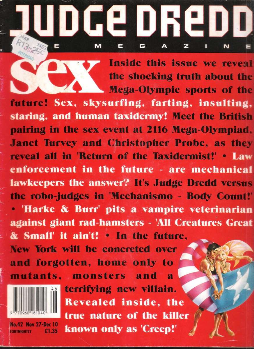 JUDGE DREDD - The Megazine Vol. 2 No.42 Nov 27 - Dec 10 (1993)