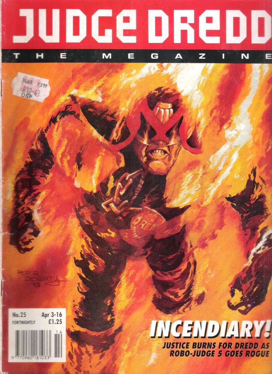 JUDGE DREDD - The Megazine Vol. 2 No.25 Apr 3 - 16 (1993)