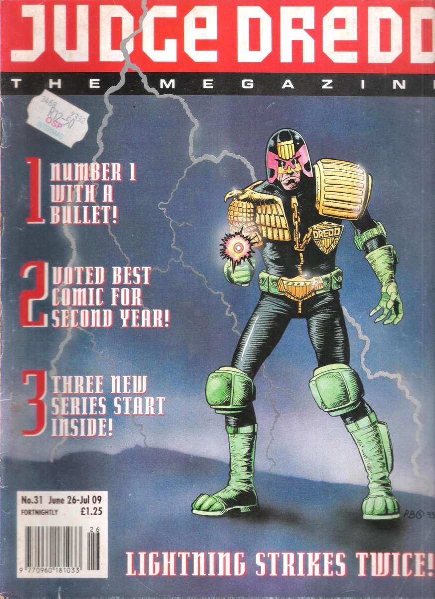 JUDGE DREDD - The Megazine Vol. 2 No.31 Jun 26 - Jul 09 (1993)