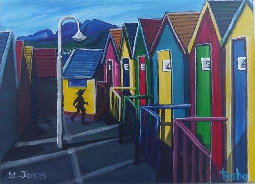 TOSHA -- St James -- 36cm(W) X 26cm(H) -- Ready to hang and enjoy.