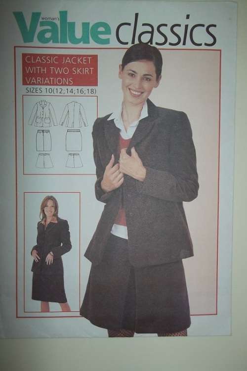 Contemporary Value Classics -Classic Jacket & 2 Skirt Variations - To fit 10 to 18