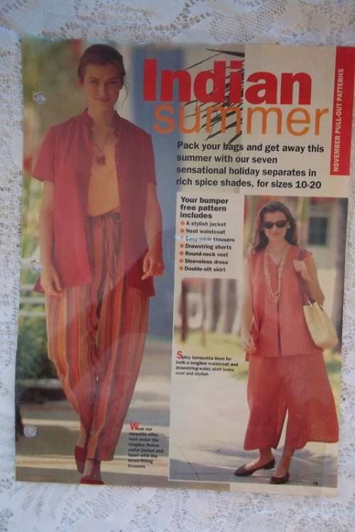 Essentials Contemporary Pattern E95 - The Perfect Holiday Collection 7 Pieces- To Fit Sizes 10 to 20