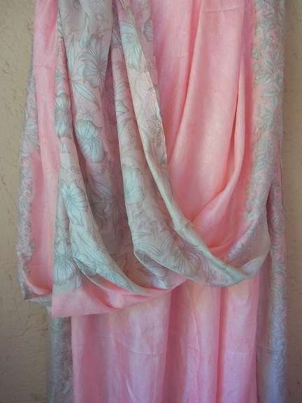 A KASHIF EXCLUSIVE FANCY SAREE IN PINKISH PEACH - CUT 5.5 MTRS