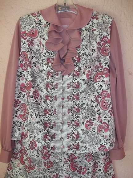 A RENA BOTOULAS CREATION - MAUVE 3 PIECE SUIT - PLUS SIZE