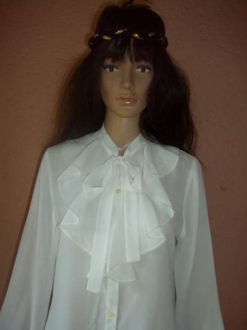 WHITE CAVIAR VINTAGE BLOUSE PURCHASED FROM STUTTAFORDS - SIZE 34