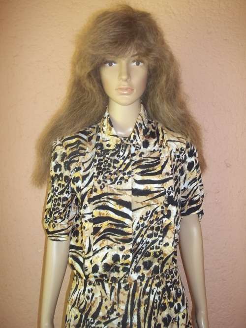 JUDY'S PRIDE - STUNNING LEOPARD SKIN PRINT 2 PIECE OUTFIT - SIZE 38 (14)