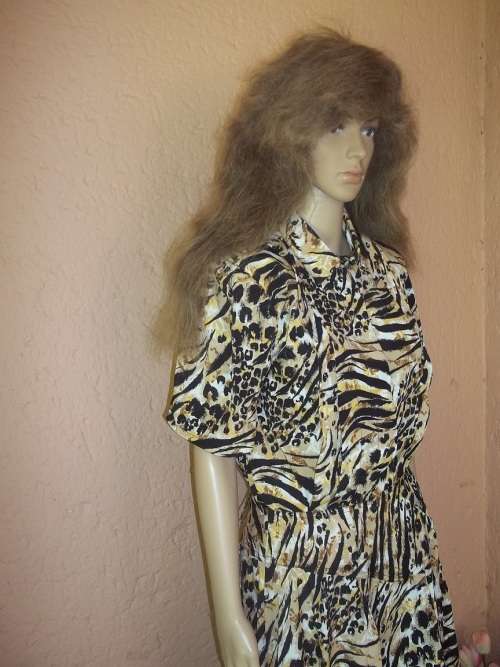 JUDY'S PRIDE - STUNNING LEOPARD SKIN PRINT 2 PIECE OUTFIT - SIZE 38 (14)