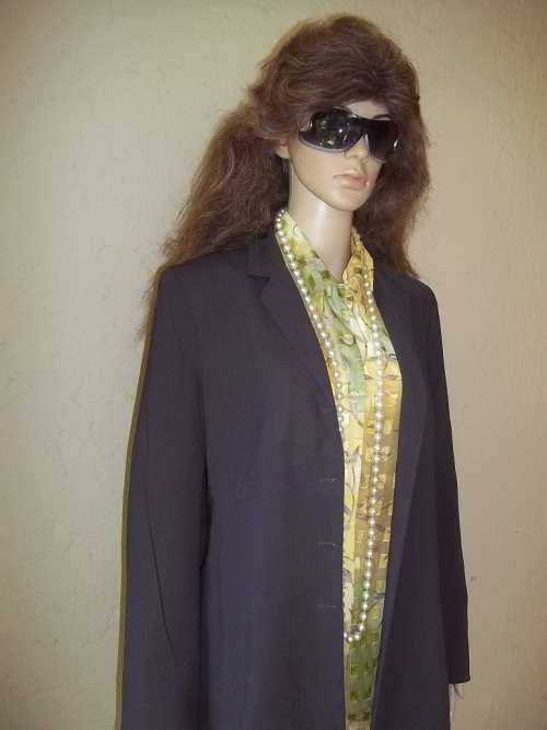 STUNNING CHOCOLATE BROWN NEW CONDITION PANTSUIT FROM WOOLWORTHS - JACKET SIZE 36 PANTS 34