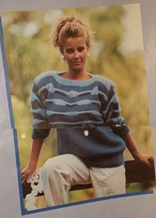 PERSONALITY SUPPLEMENT - VINTAGE KNITTING PATTERNS X 4 -  TO FIT BUST 91 cm