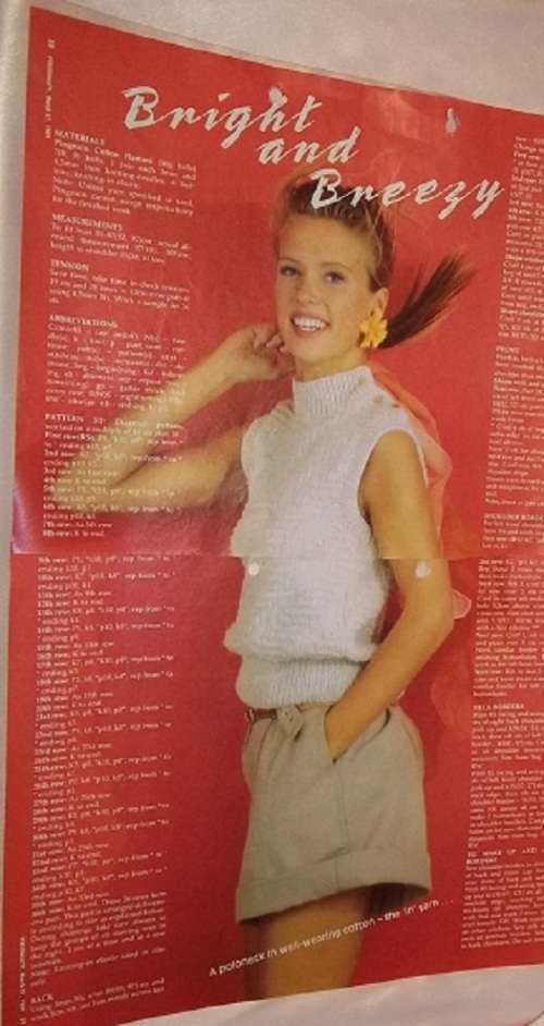 PERSONALITY SUPPLEMENT - VINTAGE KNITTING PATTERNS X 4 -  TO FIT BUST 91 cm
