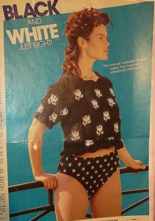 PERSONALITY SUPPLEMENT - VINTAGE KNITTING PATTERNS X 4 -  TO FIT BUST 91 cm