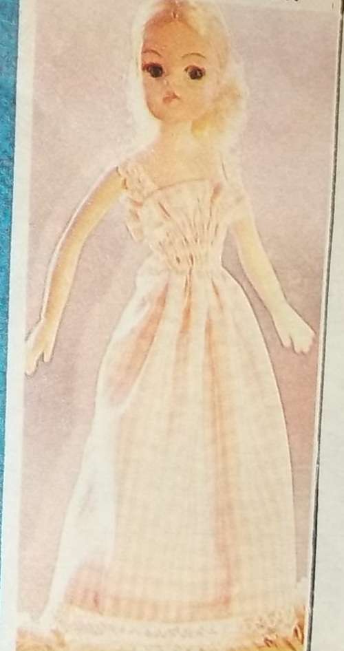 SWEET DREAMS - DESIGNED FOR 30  cm SINDY VINTAGE FASHION DOLL - NIGHT DRESS & DRESSING GOWN SET