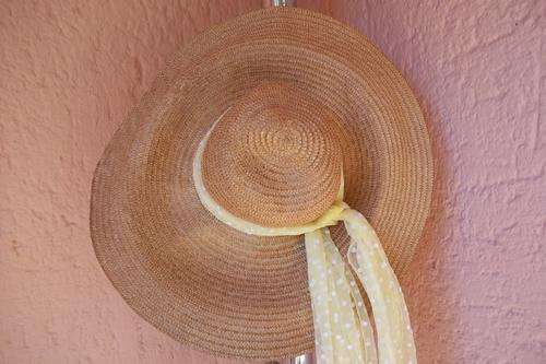 Vintage Straw Sun Hat