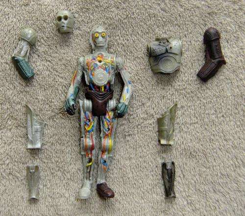 Star Wars 3 3/4" C-3P0 Removable Armor Plates AOTC Action Figure - Loose