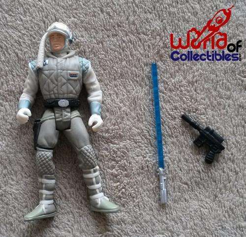 Star Wars 3 3/4" POTF 2 - Luke Skywalker *Hoth Outfit* - Hasbro Action Figure - Loose