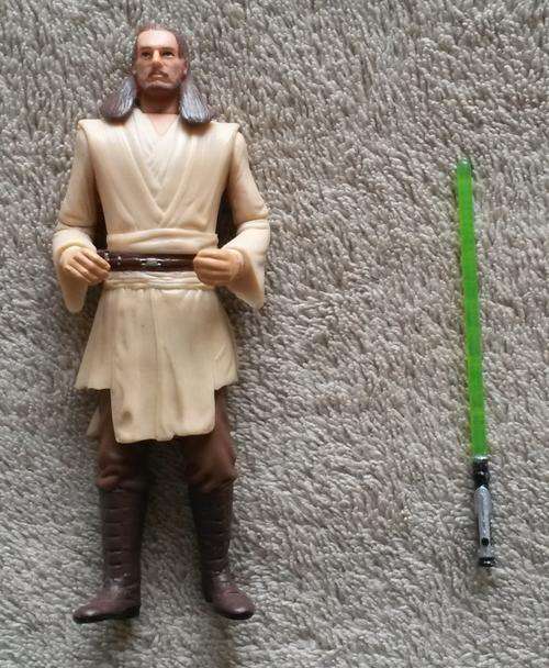 Star Wars 3 3/4" EP1 - Qui-Gon Jinn *Jedi Knight* - Hasbro Action Figure - Loose