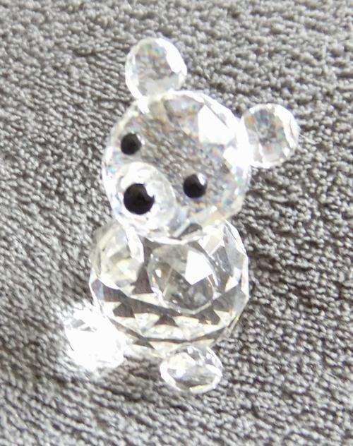 SWAROVSKI SILVER CRYSTAL - MINI BEAR - Loose!!