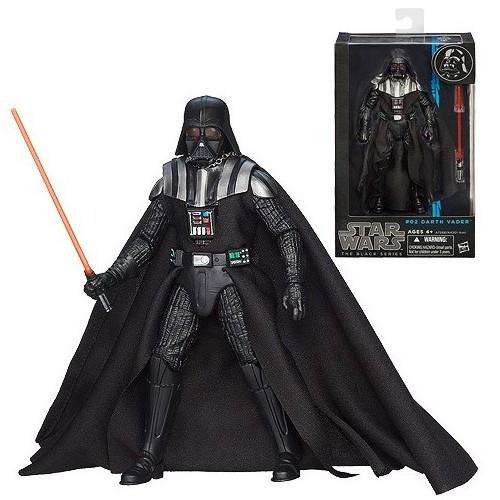 *SALE* STAR WARS 6inch (Black Series) #02 - DARTH VADER (Removable Helmet)