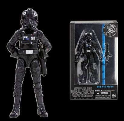 *SALE* STAR WARS 6inch (Black Series) #05 - TIE FIGHTER PILOT