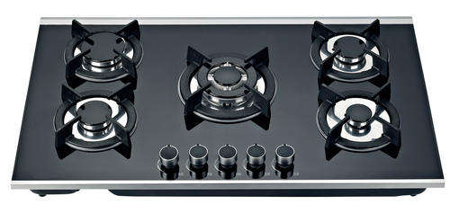 ***R3999*** Built in Gas HOB *** 5 Burners *** Made By Tempered Glass *** Limited Stock