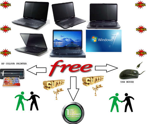 BRAND NEW [ ACER E-MACHINE LAPTOP ] PLUS [ FREE HP COLOUR PRINTER ] PLUS [ FREE MOUSE ] PLUS MORE !!