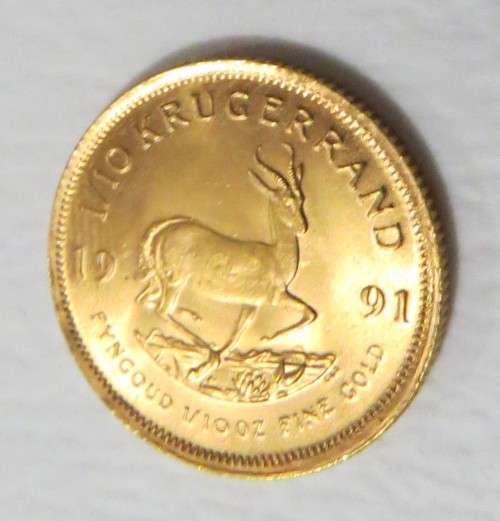 PAUL KRUGER GOLD COIN 1991