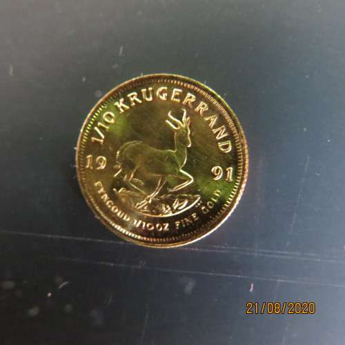 PAUL KRUGER GOLD COIN 1991