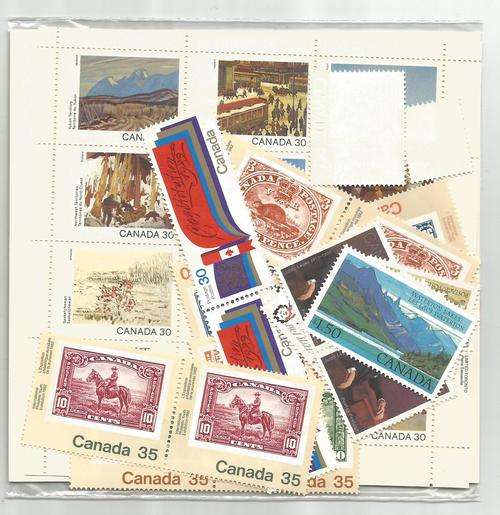 CANADA- **mint -stampe Jan-June 1982- 15 Pairs