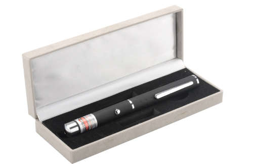 5mW Red Beam Portable Laser Pen - 5000 Hour Lifespan,  Continuous Wave Mode, Constant Output