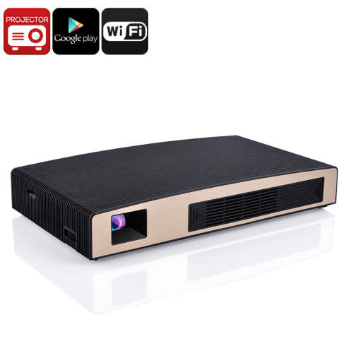 Smart DLP LED WiFi Projector - 180Lumen, Android OS, MSTAR638 CPU,  Wi-Fi, Bluetooth,  Google Play,