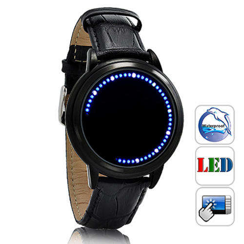 Abyss Lite - Japanese Inspired Blue LED Touchscreen Watch