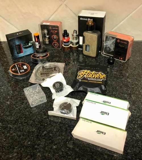 Arctic Dolphin Anita Vape Squonk Mod with loads of accessories