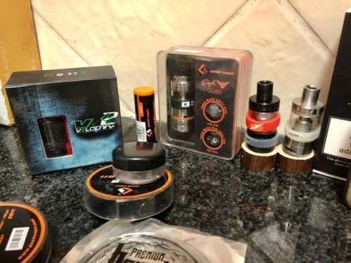 Arctic Dolphin Anita Vape Squonk Mod with loads of accessories