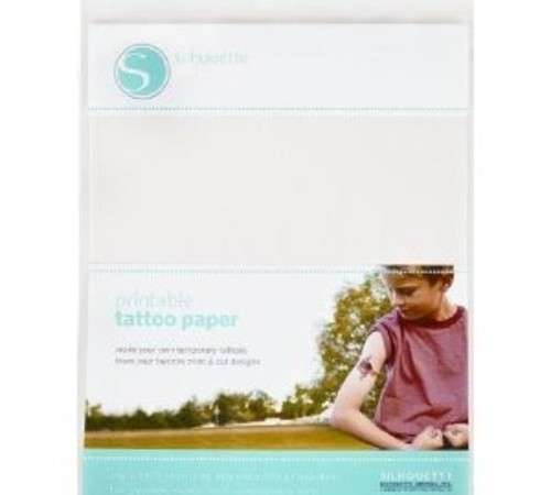 Silhouette Cameo Printable Tatoo Paper