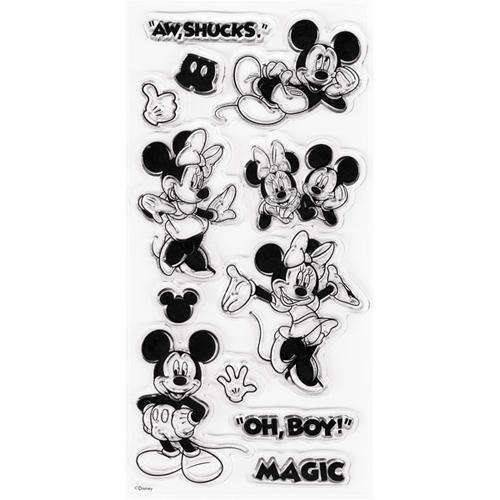 Disney Mickey "AW SHUCKS" Stamp Set RETIRED HARD TO FIND!