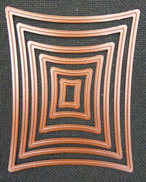 2-DIE-4-123 REVERSE BULGING RECTANGLE This week only HALF PRICE