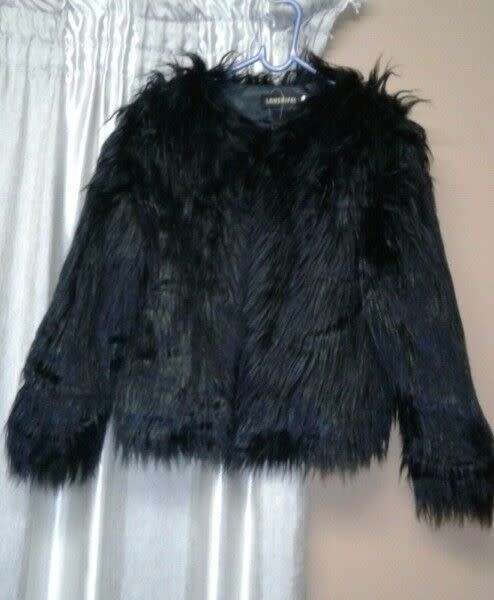 Faux fur coat