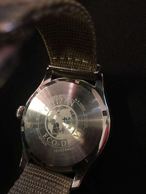 Citizen Eco-Drive Canvas WR Men's Luminescent Sports