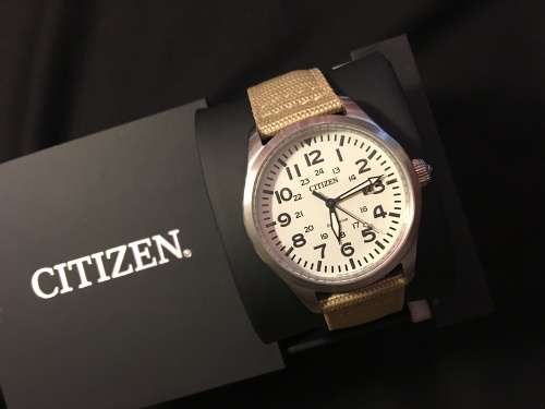 Citizen Eco-Drive Canvas WR Men's Luminescent Sports