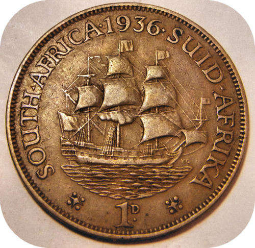 Bargain SA Union:  1936 Penny below R100!!