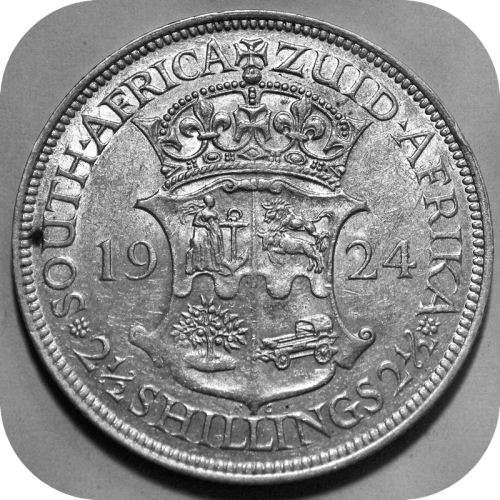 1924 Halfcrown 2/6 in AEF!!