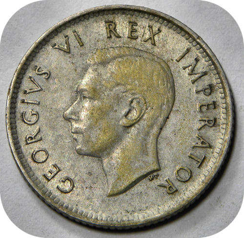 Bargain SA Union:  1941 Sixpence 6d in EF below R100!!
