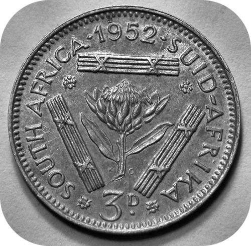 Winskoop SA Unie: 1952 3d Tiekie in EF onder R25!!!